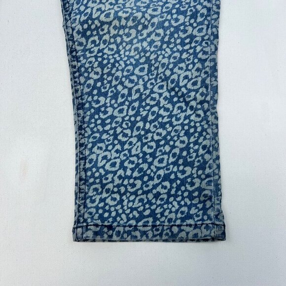 Style & Co Women’s Cheetah Print Cropped Jeans Blue/Gray Size 12 Petite - Picture 5 of 9